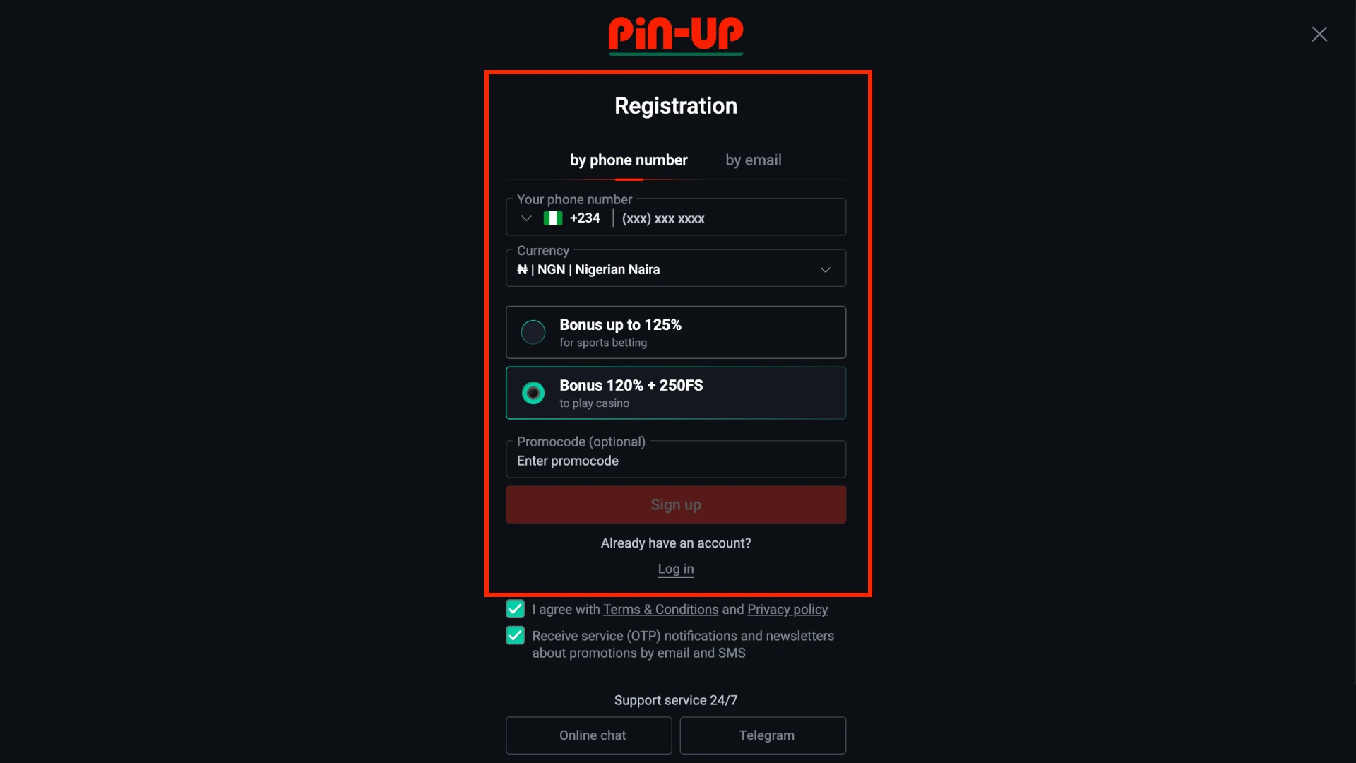 Register an Account